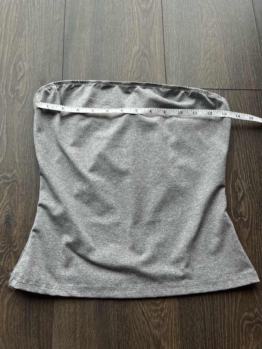 Gray Strapless Tube Top - Picture 3 of 5